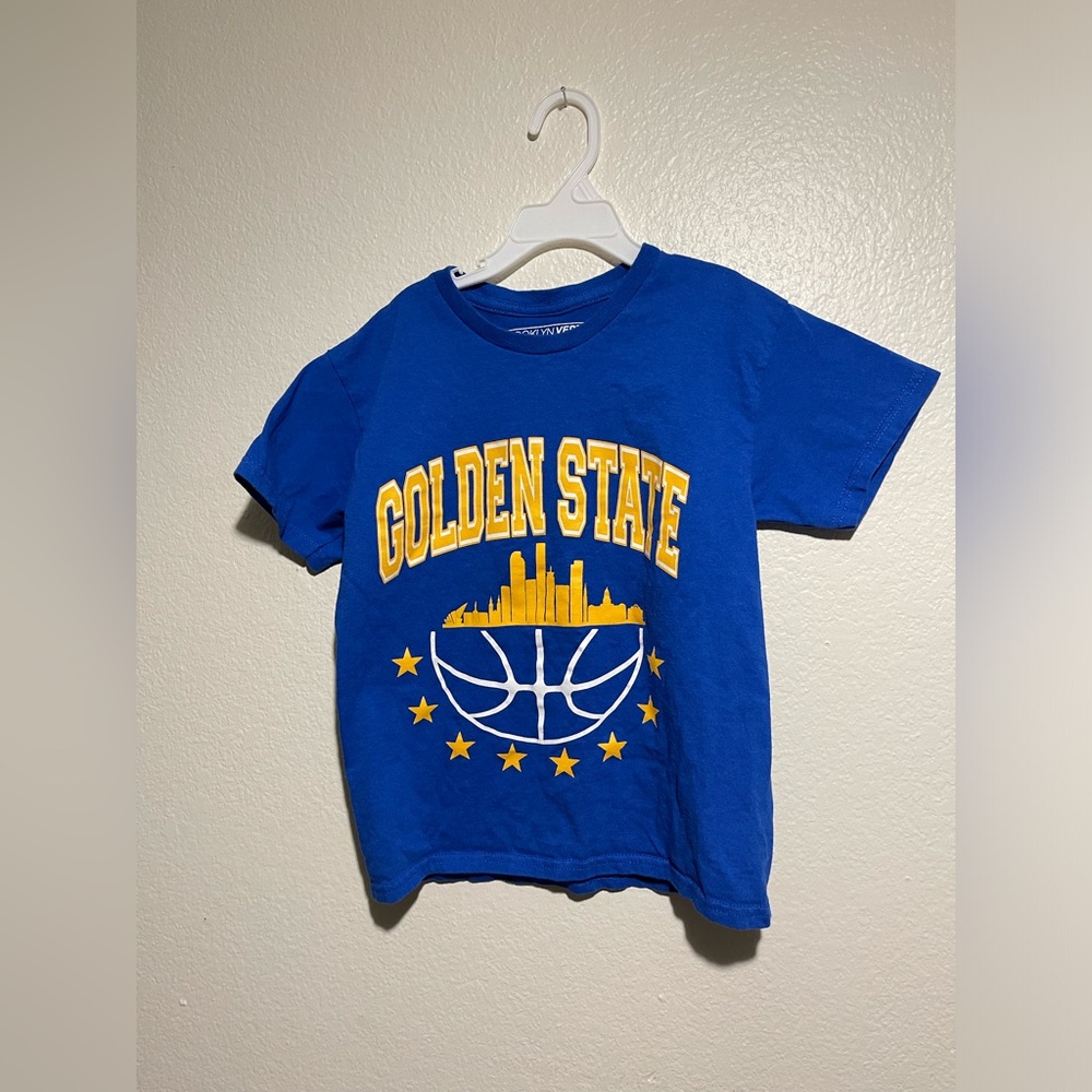Golden State Kids Blue Basketball T-Shirt